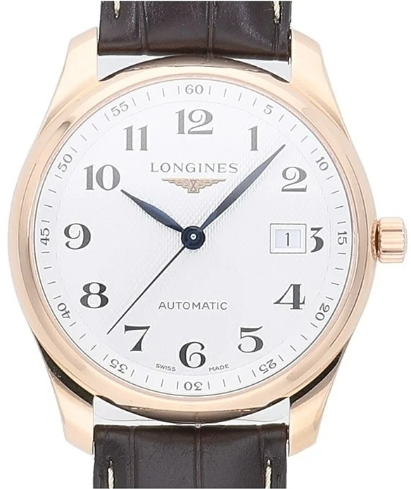 Longines Miesten kello L2.793.8.78.3 Master Hopea/Nahka Ø40 mm