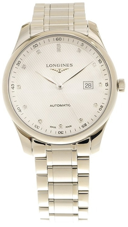 Longines Miesten kello L2.893.4.77.6 Master Hopea/Teräs Ø42 mm