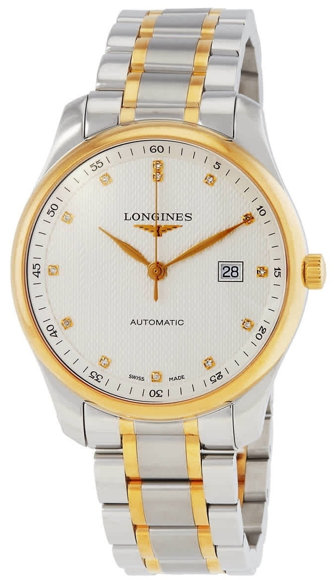 Longines Miesten kello L2.893.5.97.7 Master Hopea/Kullansävytetty