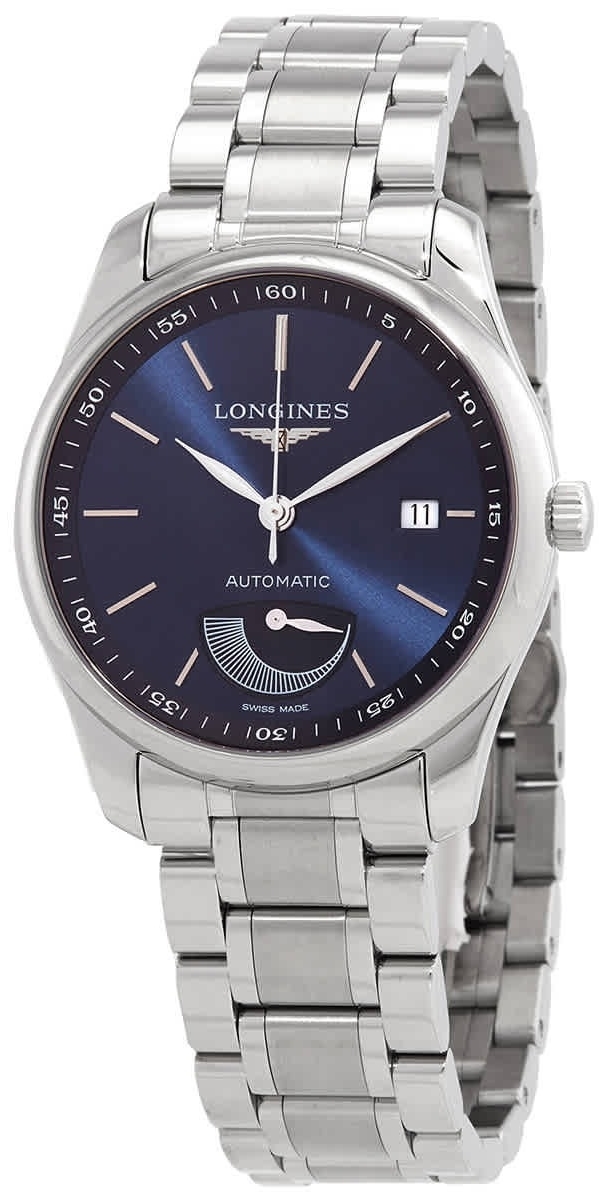 Longines Miesten kello L2.908.4.92.6 Master Sininen/Teräs Ø40 mm