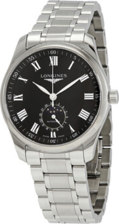 Longines Miesten kello L2.909.4.51.6 Master Musta/Teräs Ø40 mm