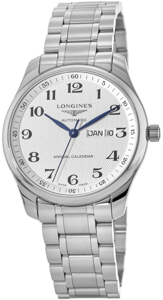 Longines Miesten kello L2.920.4.78.6 Master Hopea/Teräs Ø42 mm