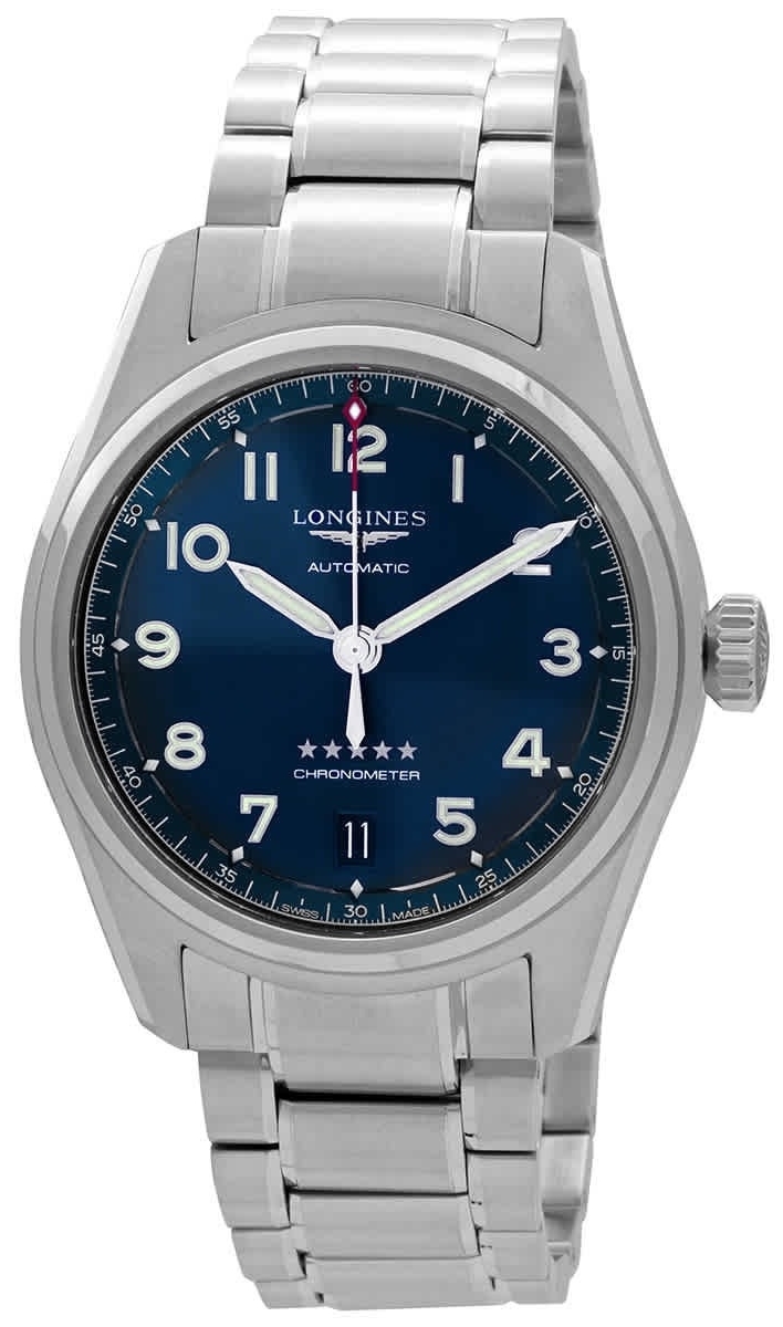 Longines L3.410.4.93.6 Spirit Sininen/Teräs Ø37 mm