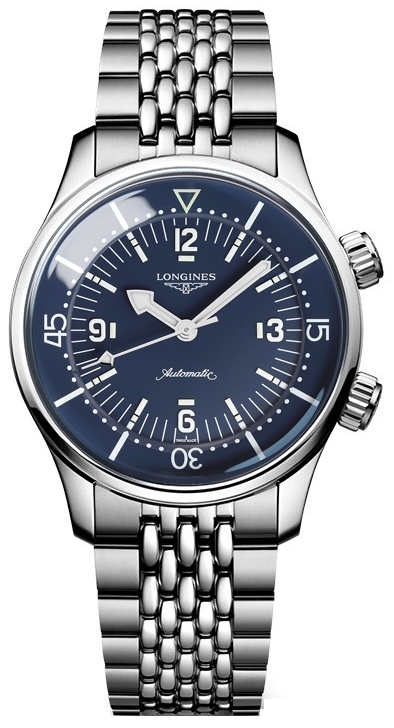 Longines Miesten kello L3.764.4.90.6 Legend Diver Sininen/Teräs Ø39