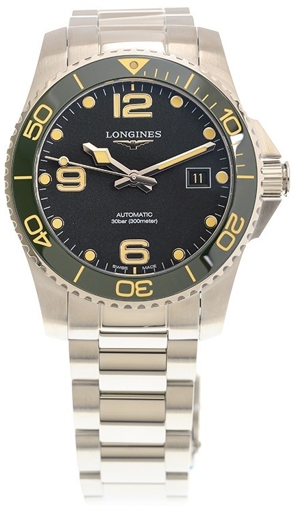 Longines Miesten kello L3.781.4.05.6 Hydroconquest Musta/Teräs Ø41