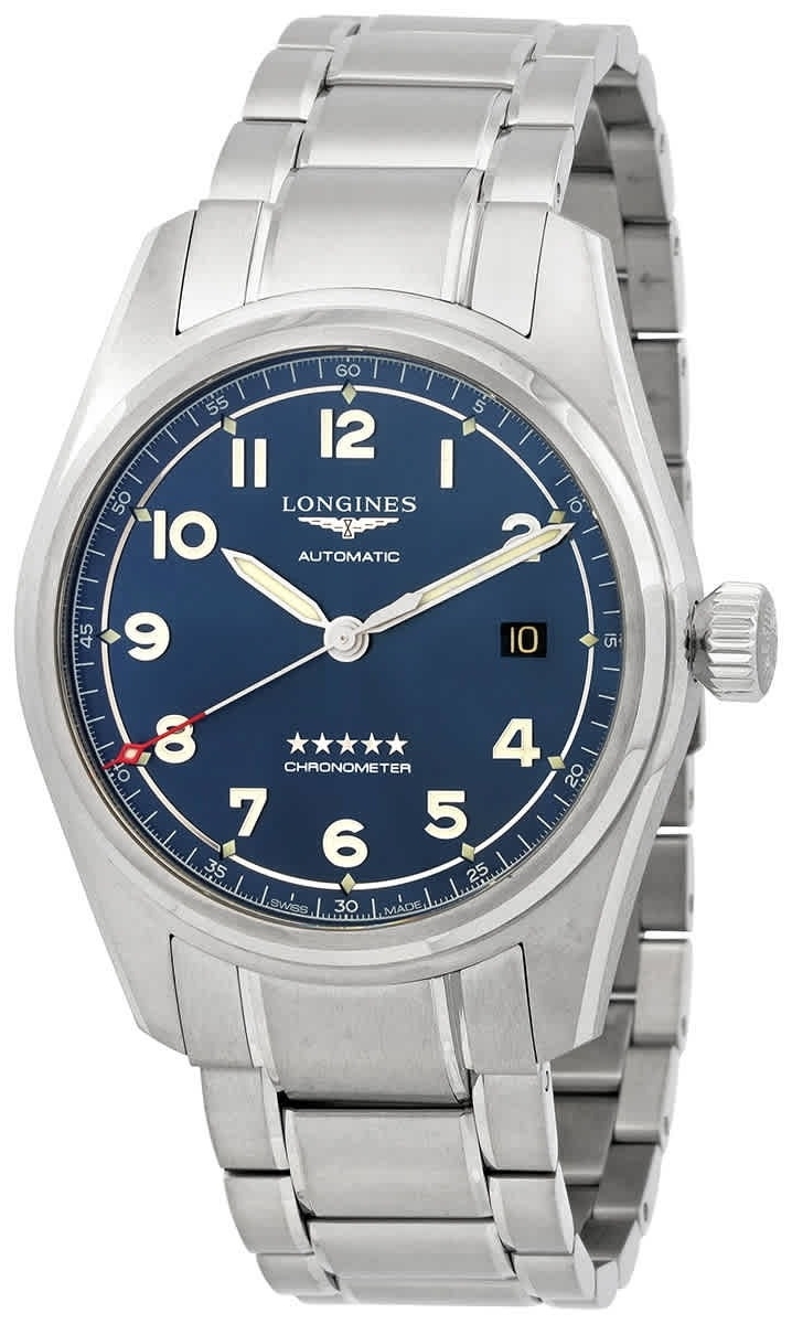 Longines Miesten kello L3.810.4.93.6 Spirit Sininen/Teräs Ø40 mm