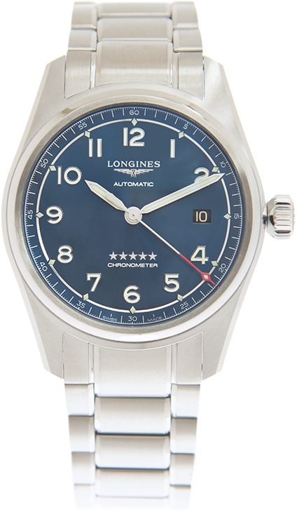 Longines Miesten kello L3.810.4.93.9 Spirit Prestige Sininen/Teräs