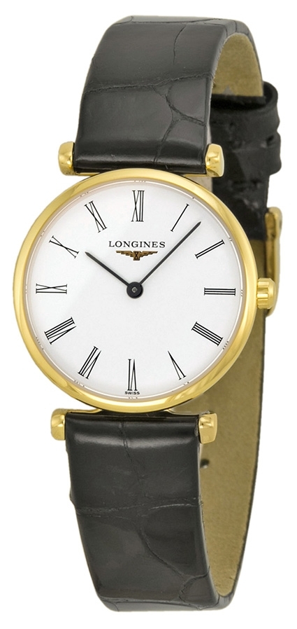 Longines Naisten kello L4.209.2.11.2 Grande Classique Valkoinen/Nahka