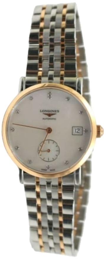 Longines Naisten kello L4.312.5.87.7 Elegant Valkoinen/18K punakultaa