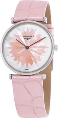 Longines Naisten kello L4.512.4.04.2 Grande Classique Valkoinen/Nahka