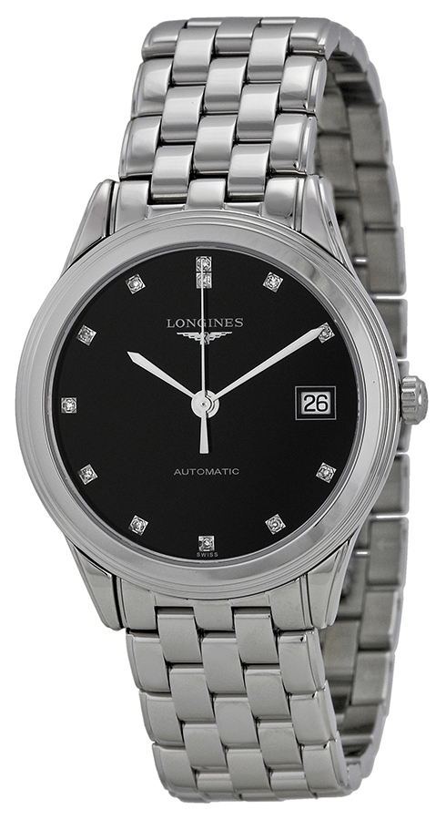 Longines Miesten kello L4.774.4.57.6 Grande Classique Musta/Teräs