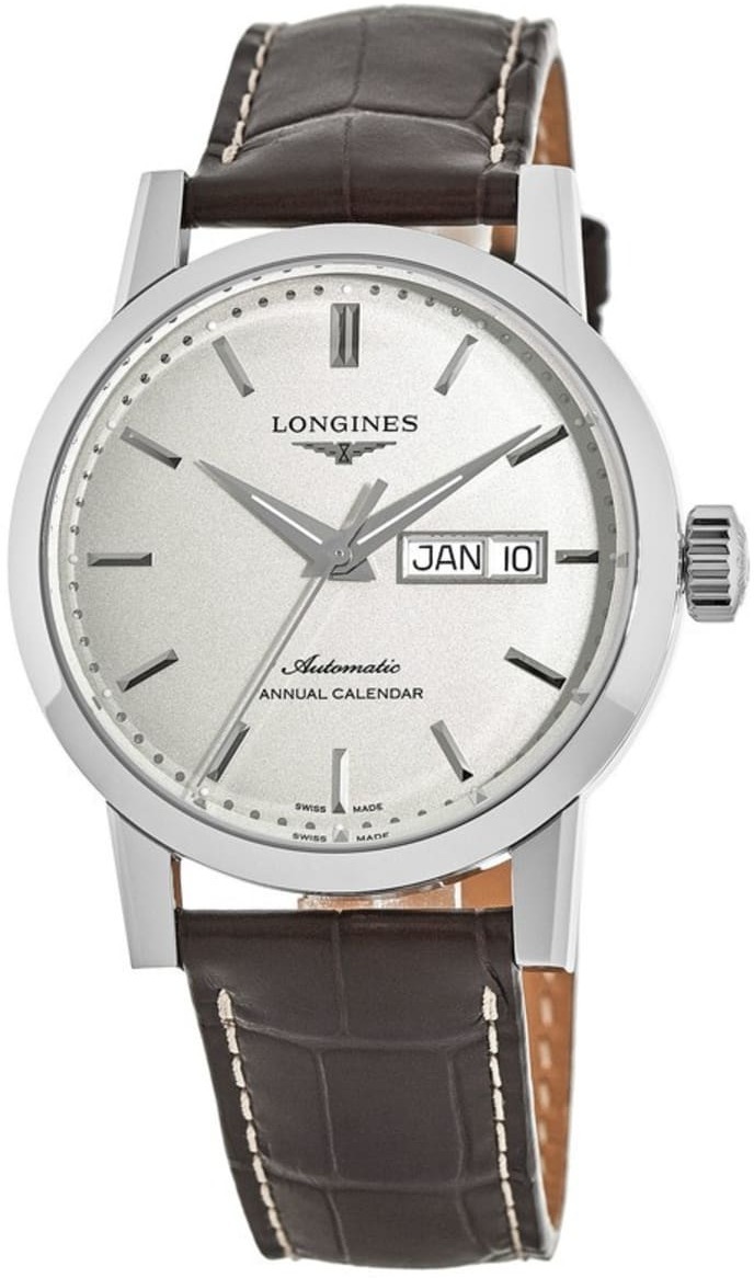 Longines Miesten kello L4.827.4.92.2 Heritage 1832 Beige/Nahka Ø40 mm