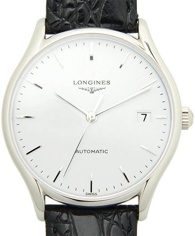 Longines Miesten kello L4.860.4.12.2 Lyre Valkoinen/Nahka Ø35 mm