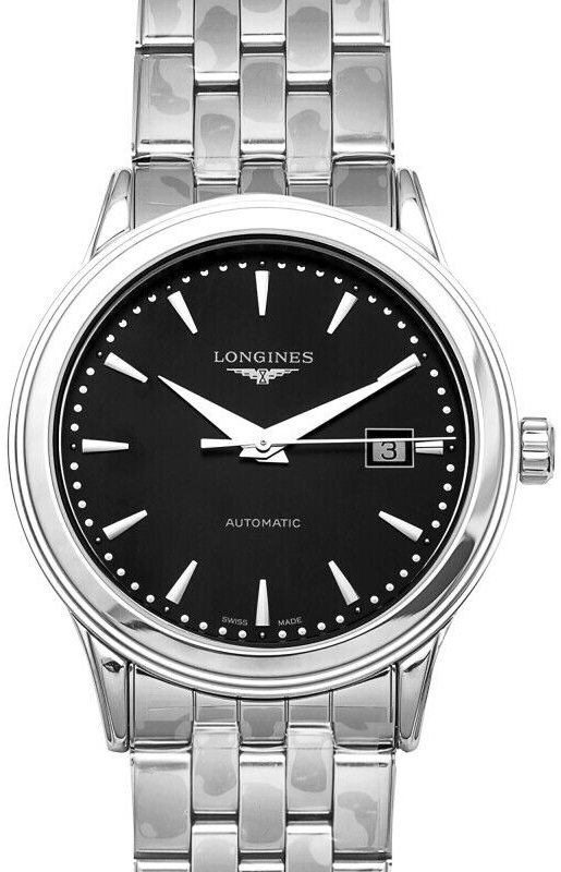 Longines Miesten kello L4.984.4.59.6 Flagship Musta/Teräs Ø40 mm