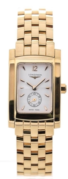 Longines Naisten kello L5.155.6.16.6 DolceVita Valkoinen/18K