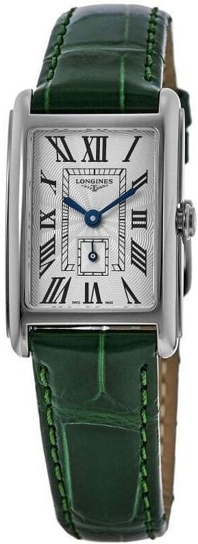 Longines Naisten kello L5.255.4.71.a Dolcevita Hopea/Nahka