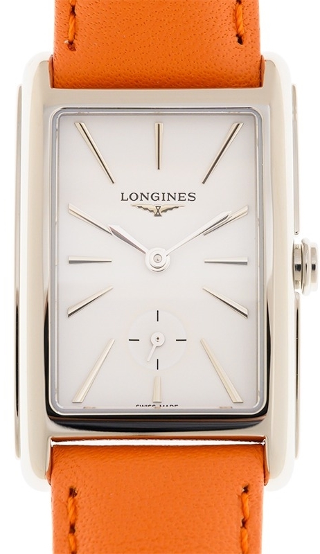 Longines Naisten kello L5.512.4.11.8 Dolcevita Valkoinen/Nahka