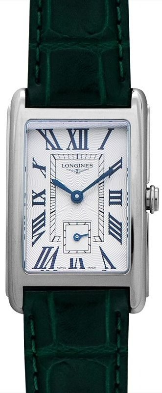 Longines Naisten kello L5.512.4.71.A DolceVita Hopea/Nahka 37x23.3 mm