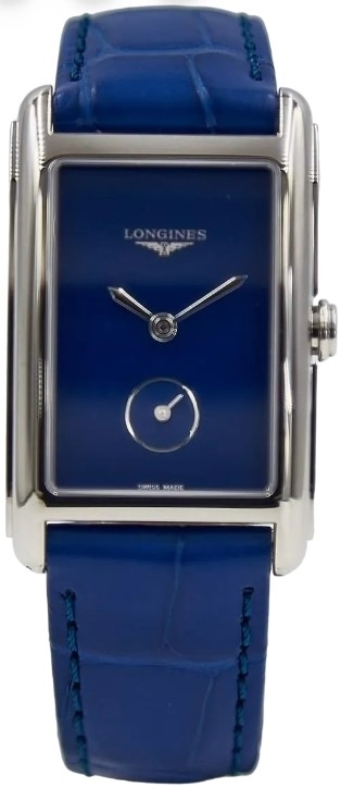 Longines Naisten kello L5.512.4.90.2 Dolcevita Sininen/Nahka