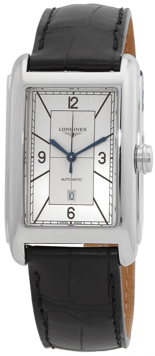 Longines Miesten kello L5.757.4.73.0 Dolcevita Hopea/Nahka