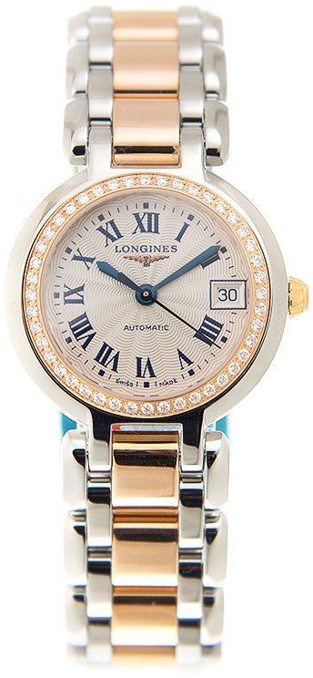 Longines Naisten kello L8.111.5.79.6 PrimaLuna Hopea/Teräs Ø26.5 mm