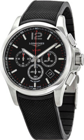 Longines Miesten kello L3.727.4.56.9 Conquest V.H.P. Musta/Kumi Ø44