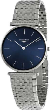 Longines L4.755.4.95.6 La Grande Classique De Sininen/Teräs Ø36 mm