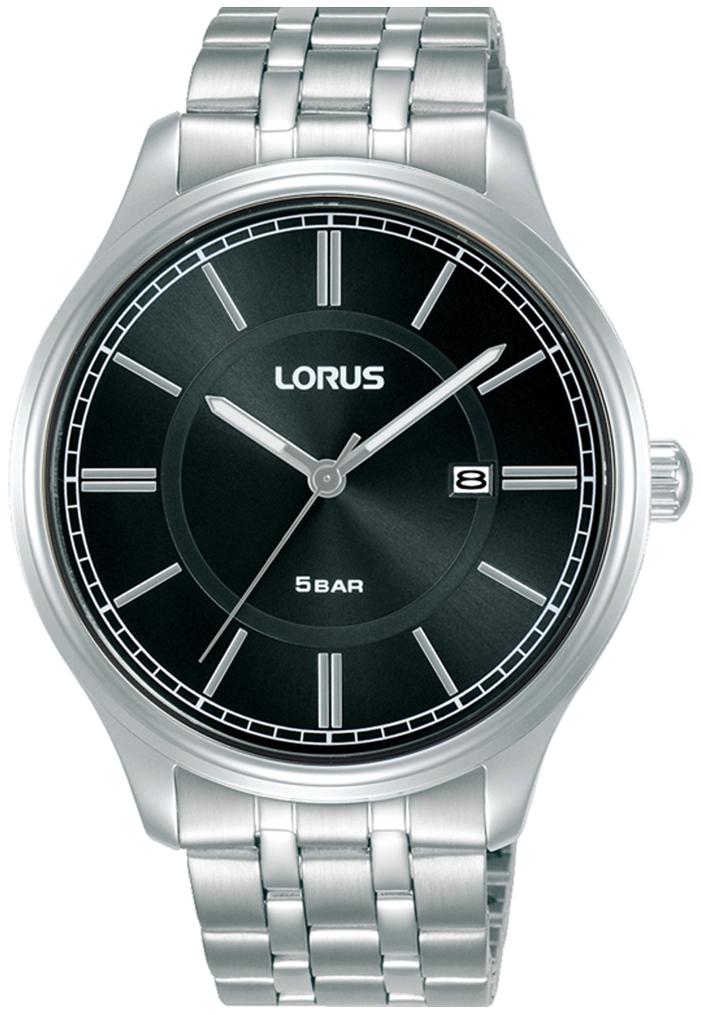 Lorus Miesten kello RH947PX9 Classic Musta/Teräs Ø42 mm