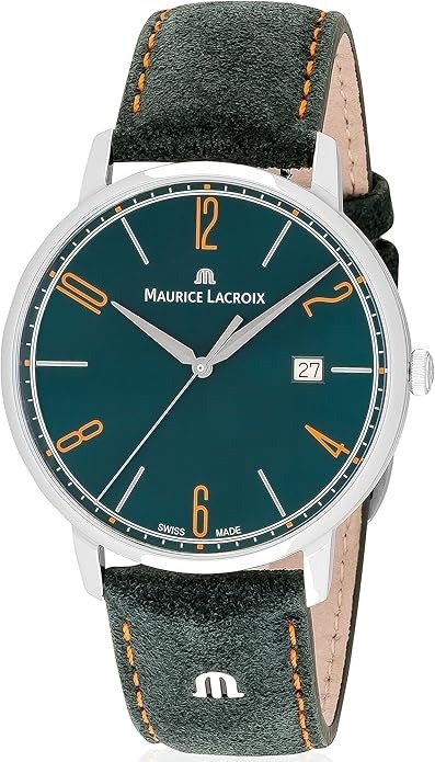 Maurice Lacroix EL1118-SS001-620-5 Eliros Vihreä/Nahka Ø40 mm