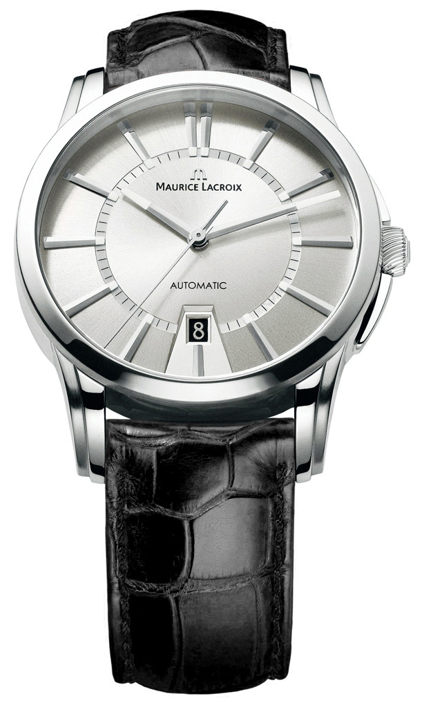 Maurice Lacroix Miesten kello PT6148-SS001-130-1 Pontos Hopea/Nahka