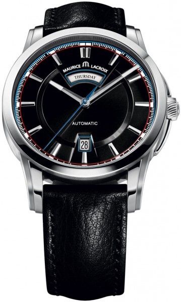Maurice Lacroix Miesten kello PT6158-SS001-331 Pontos Musta/Nahka