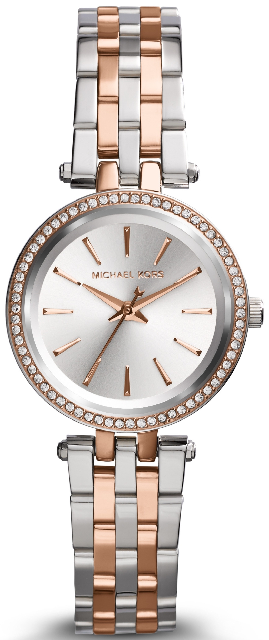 Michael Kors Naisten kello MK3298 Darci Hopea/Punakultasävyinen Ø26