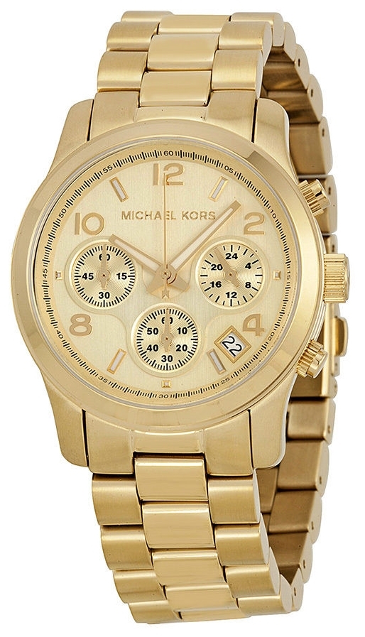 Michael Kors Naisten kello MK5055 Runway Samppanja/Kullansävytetty