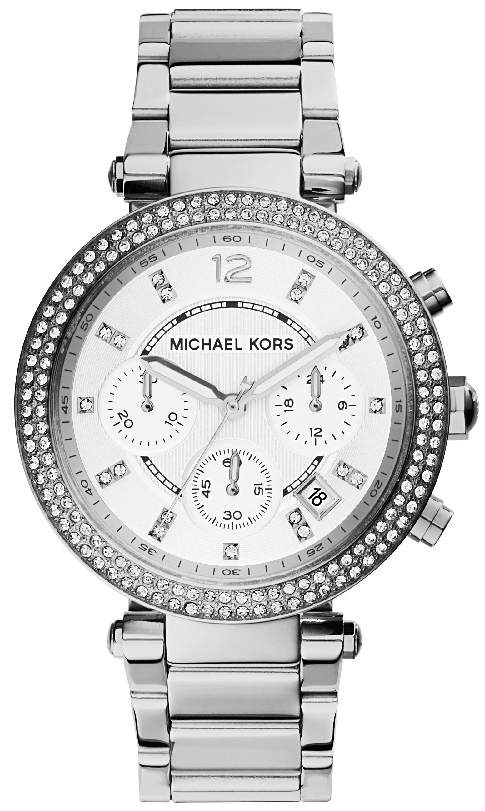 Michael Kors Naisten kello MK5353 Parker Hopea/Teräs Ø39 mm