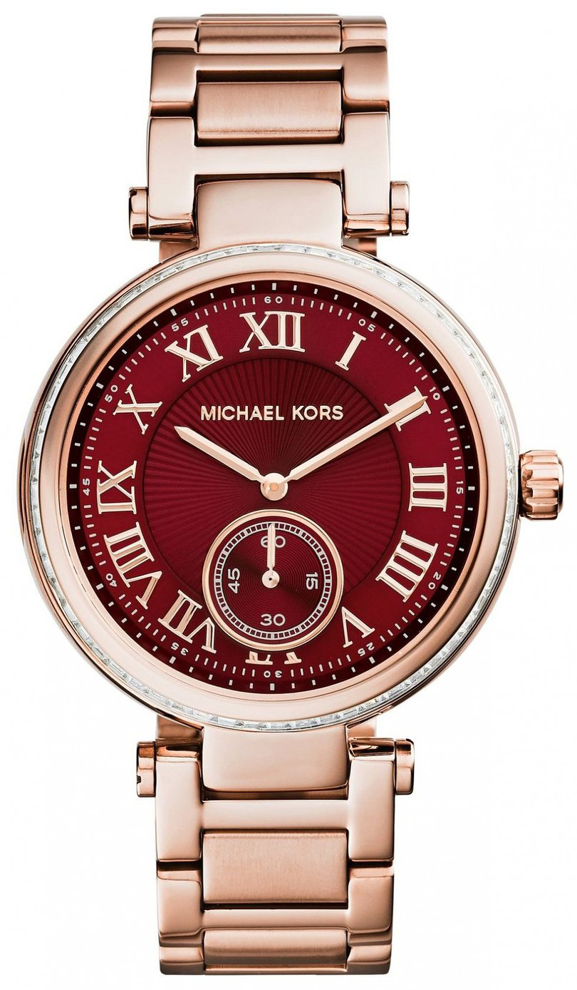 Michael Kors Skylar Naisten kello MK6086 Punainen/Punakultasävyinen