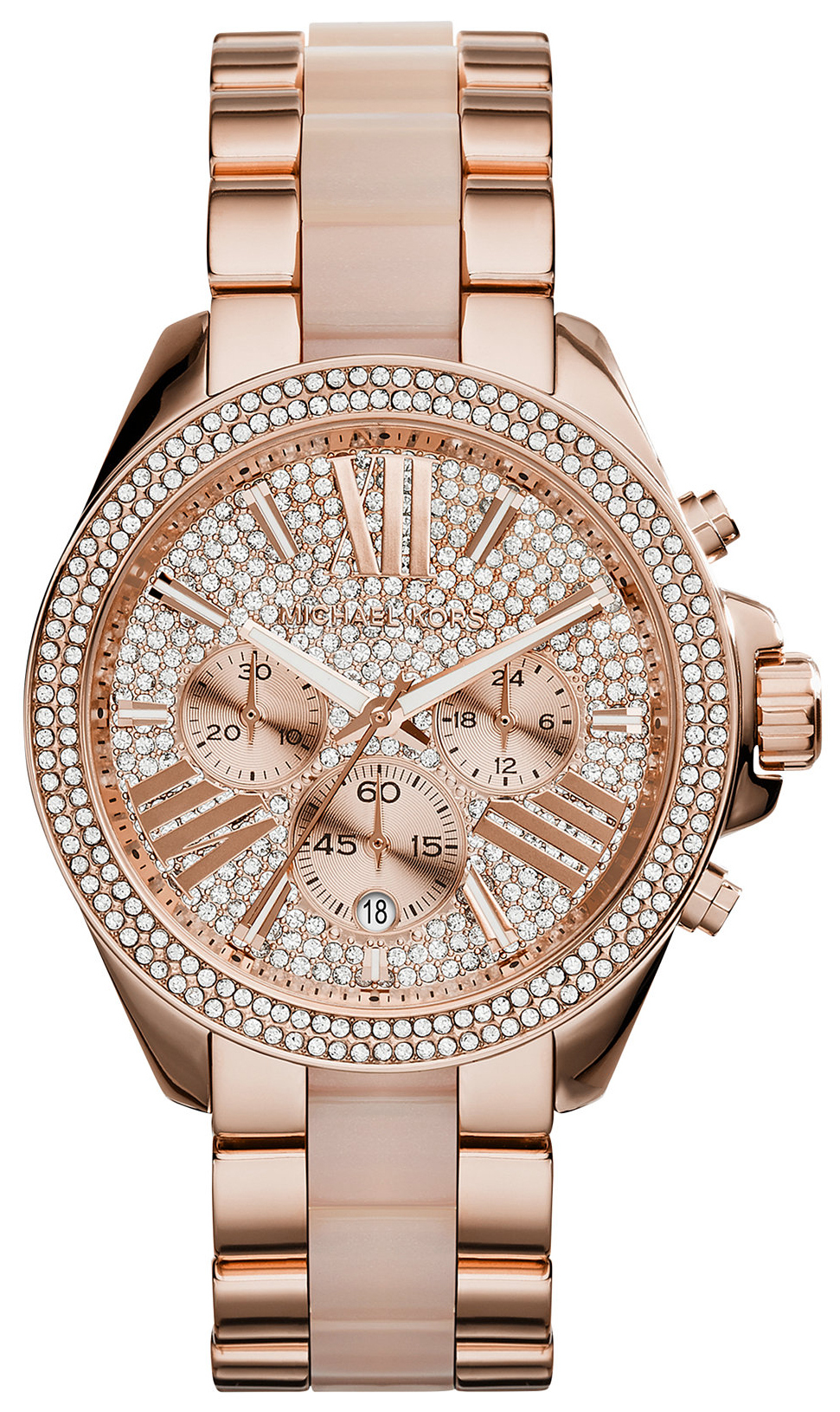 Michael Kors Wren Naisten kello MK6096 Kristalleilla/Muovi Ø41.5 mm