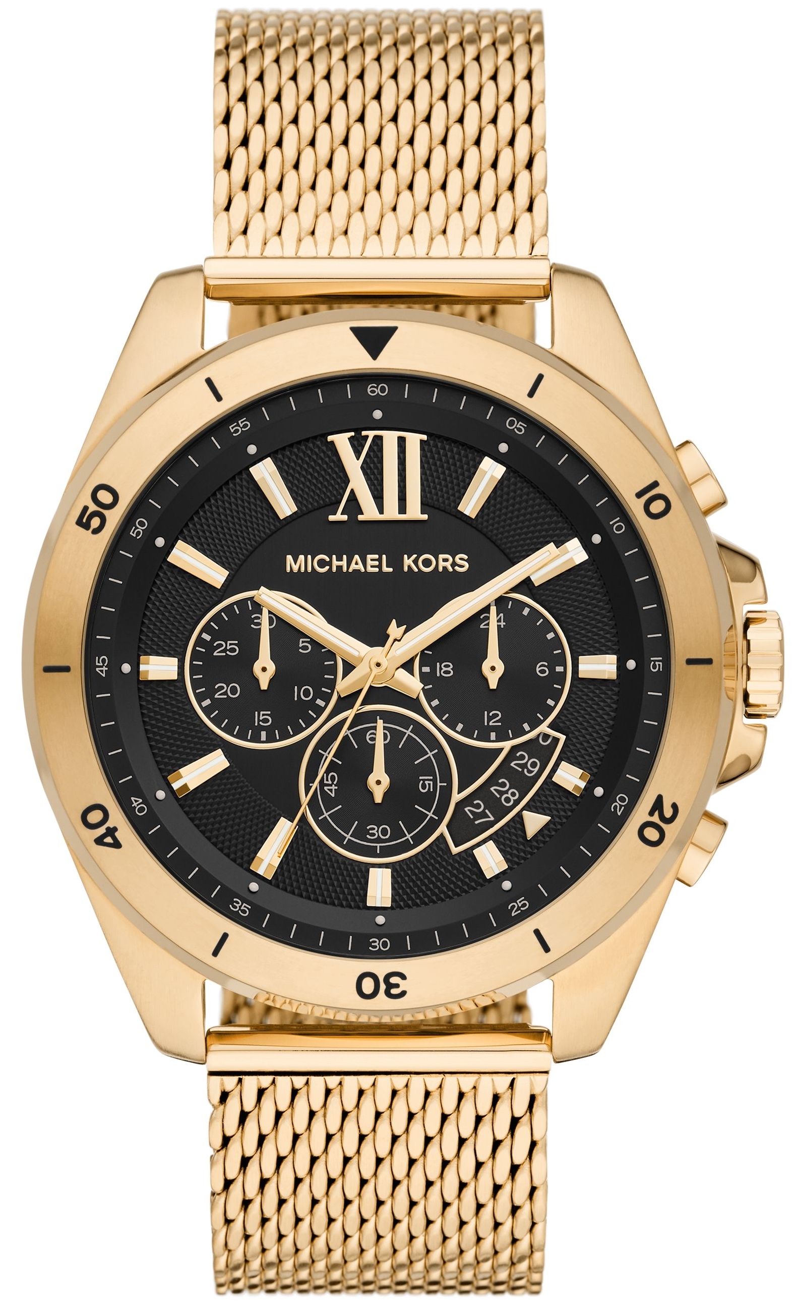 Michael Kors Brecken Miesten kello MK8867 Musta/Kullanvärinen teräs