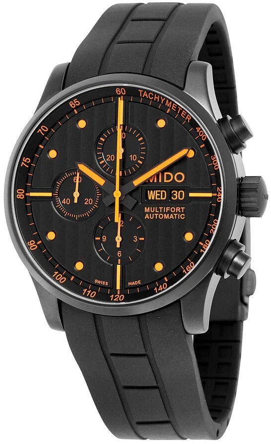 Mido Miesten kello M005.614.37.051.01 Multifort Musta/Kumi Ø44 mm