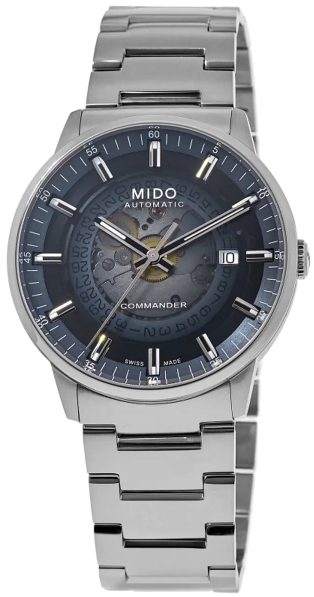 Mido Miesten kello M021.407.11.411.01 Commander Sininen/Teräs Ø40 mm