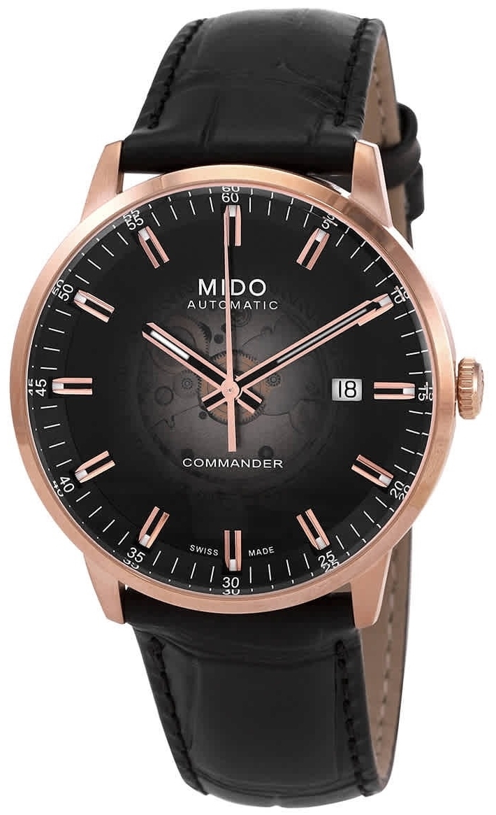 Mido Miesten kello M021.407.36.411.00 Commander Musta/Nahka Ø40 mm