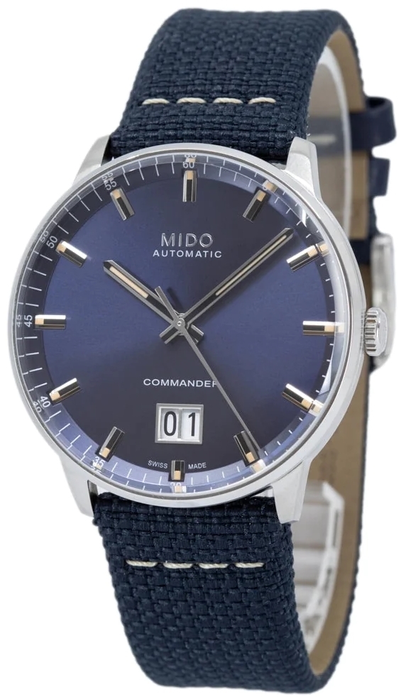 Mido Miesten kello M021.626.17.041.00 Commander Sininen/Nahka Ø42 mm