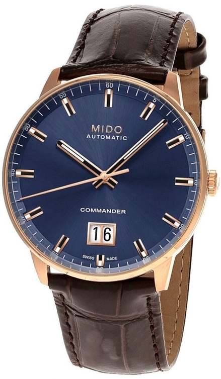 Mido Miesten kello M021.626.36.041.00 Commander Sininen/Nahka Ø42 mm