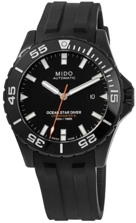 Mido Miesten kello M026.608.37.051.00 Ocean Star Musta/Kumi Ø43.5 mm