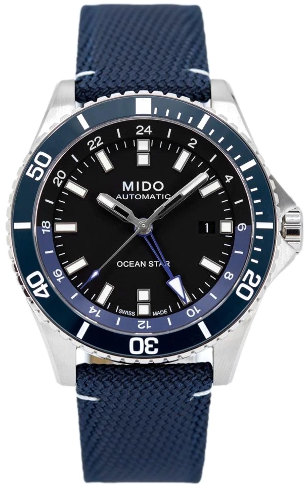 Mido Miesten kello M026.629.17.051.00 Ocean Star Musta/Nahka Ø44 mm