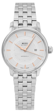 Mido Naisten kello M037.207.11.031.01 Baroncelli Hopea/Teräs Ø30 mm