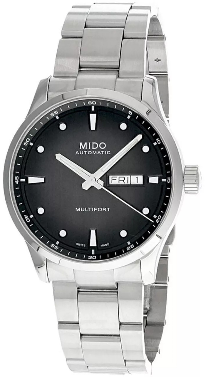 Mido Miesten kello M038.430.11.051.00 Multifort Musta/Teräs Ø42 mm