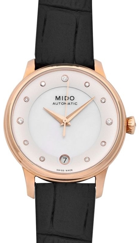 Mido Naisten kello M039.207.36.106.00 Baroncelli Hopea/Nahka Ø33 mm