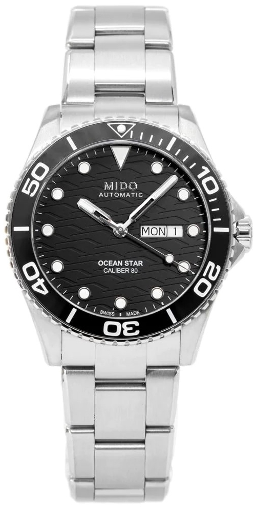 Mido Miesten kello M042.430.44.051.00 Ocean Star Musta/Titaani Ø42.5