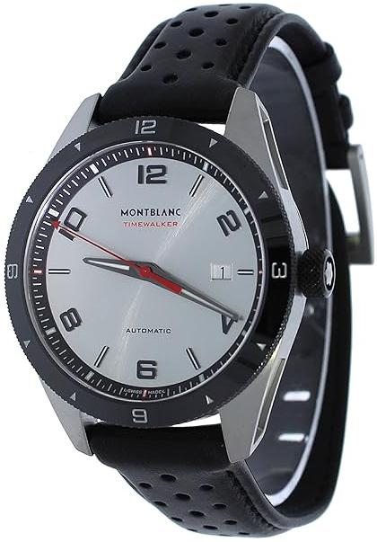 Montblanc Miesten kello 116058 Timewalker Hopea/Nahka Ø43 mm