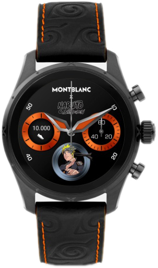 Montblanc Miesten kello 130616 Summit Musta/Nahka Ø42 mm